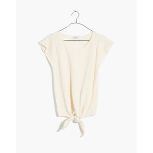 Madewell Sweaters - Madewell Tie Front Marin Sweater LARGE Madewell Sweaters - Madewell Tie Front Marin Sweater LARGE